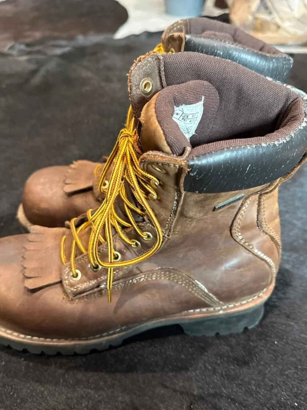 Thorogood Logger 9” Waterproof Steel Toe Boots 804-3556 Men’s 9.5W USA